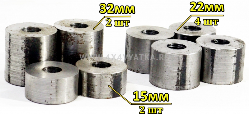 картинка Лифт комплект Нива 21213 до 2009 г.в. +50мм с усилителями заднего моста