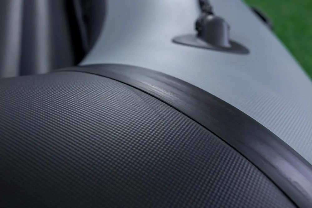 картинка Надувная лодка ПВХ, RiverBoats RB 370 НДНД, черно-серый