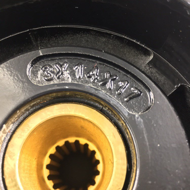 Гребной винт Suzuki DF90-140, DF70A-140A, DF100B (3x14x17) (E.Chance)