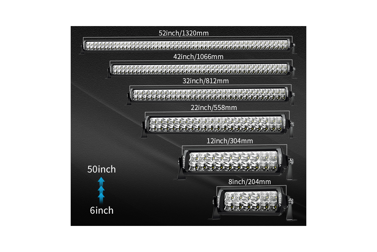 картинка Светодиодная фара комбинированного света AURORA 152 мм 60W LED