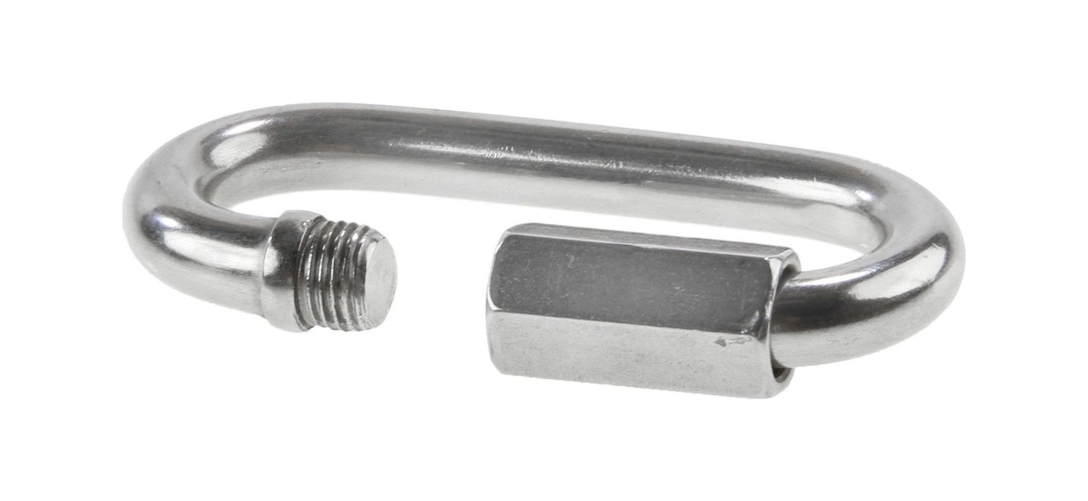 картинка Звено соединительное быстроразъёмное 10 мм, нержавеющее