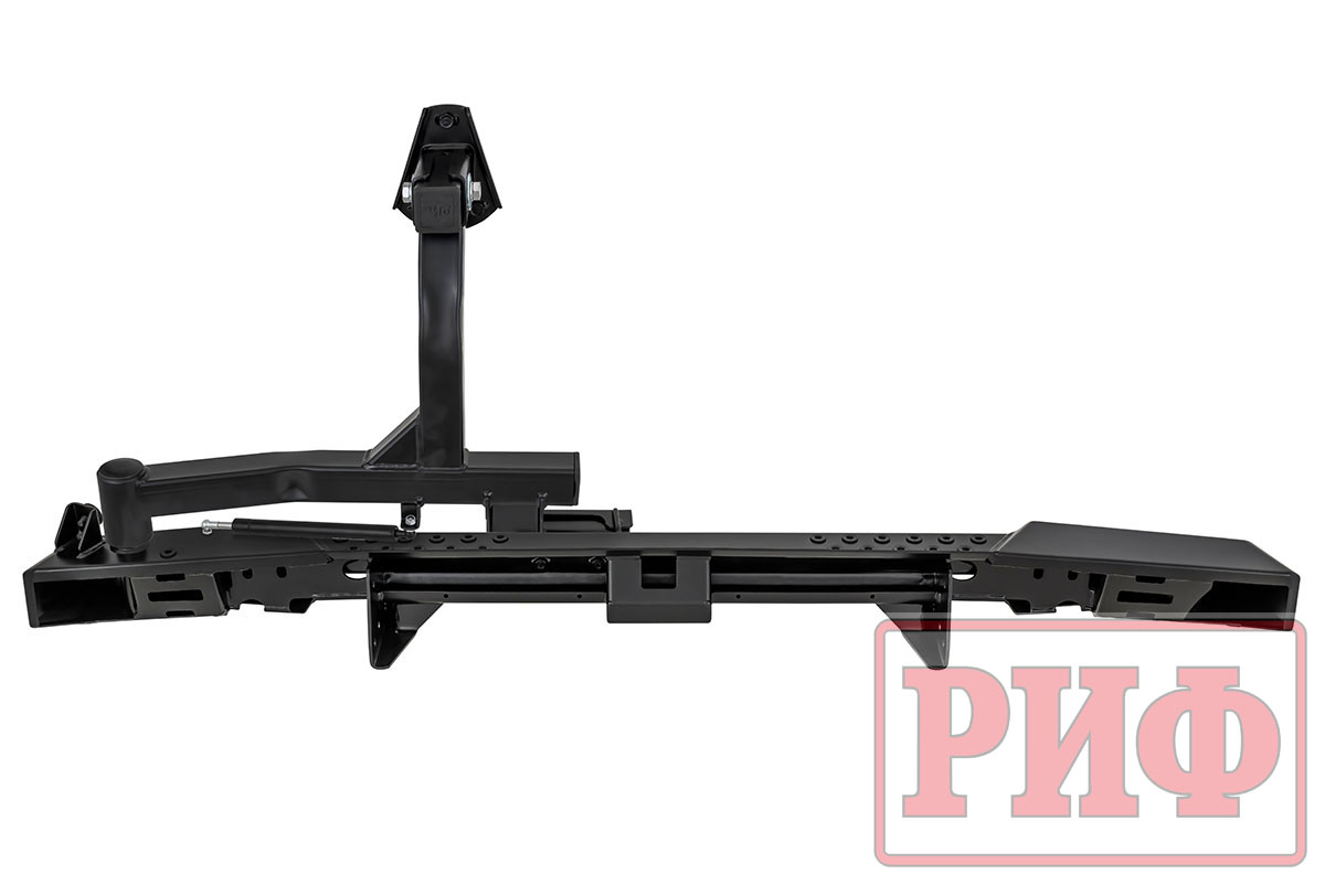 картинка Бампер задний РИФ УАЗ Буханка с фонарями, калиткой, возможностью установки фаркопа, лифт 65 мм