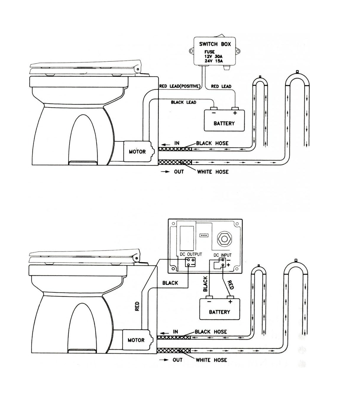 картинка Унитаз с электрической помпой 12 В