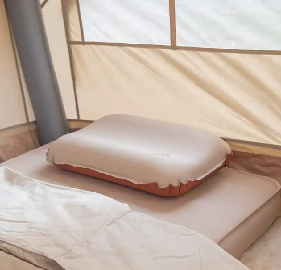 картинка Подушка самонадувающаяся Naturehike 46x30x17см, бежевая