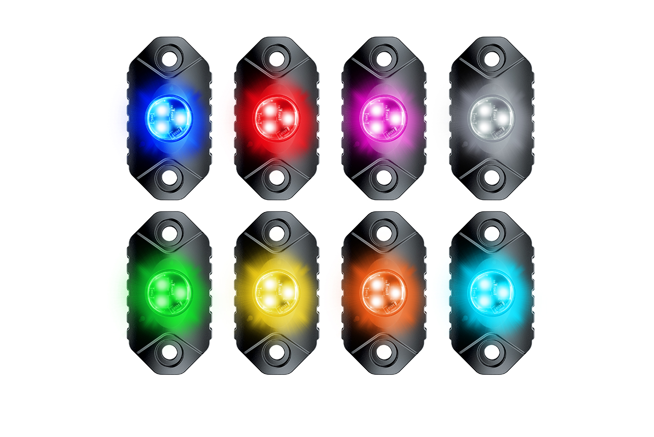 картинка Светодиодная фара рабочего света AURORA 51 мм 9W RGB