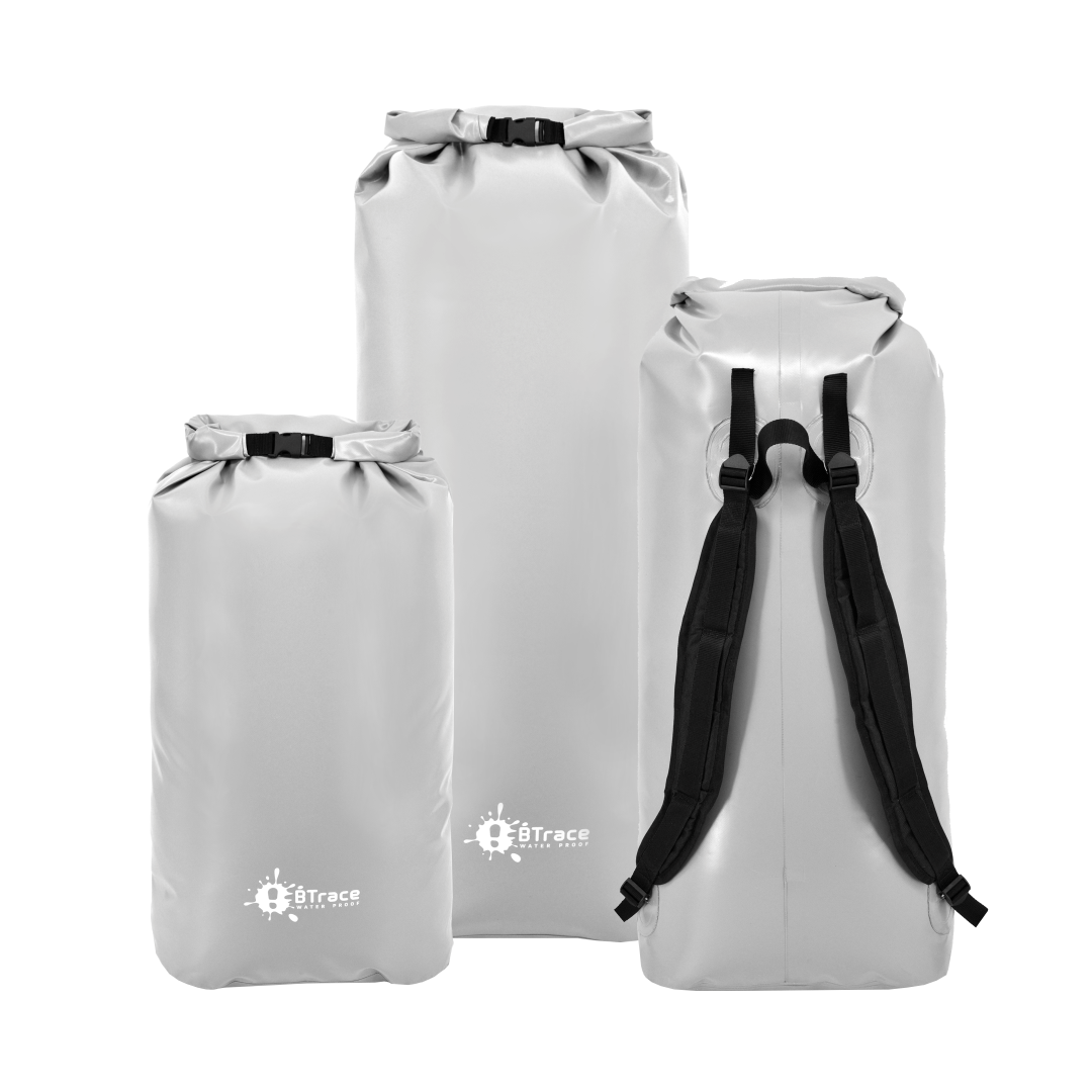 картинка Гермомешок BTrace с лямками DryBag 100л (Серый)