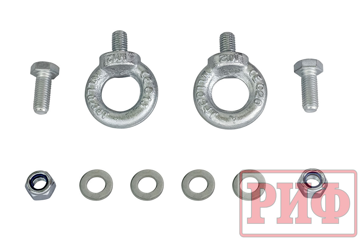 картинка Фаркоп на задние бампера РИФ с площадкой под лебедку