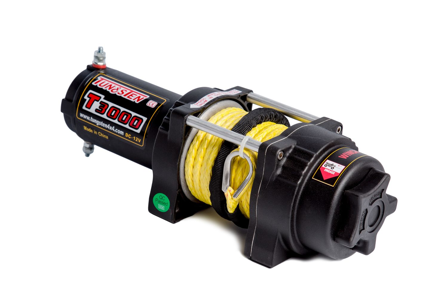 Лебедка Tungsten Winch 3000 синтетика, радиопульт