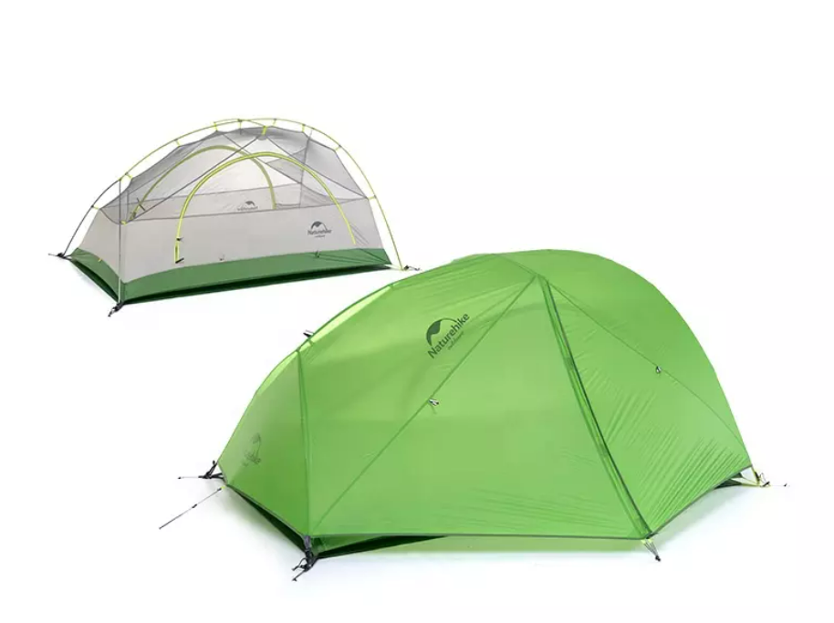 картинка Палатка Naturehike Star-river Si 2-местная, алюминиевый каркас, сверхлегкая, зеленый