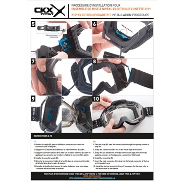 картинка Комплект модернизации CKX TACT EL 210, жёлтая линза
