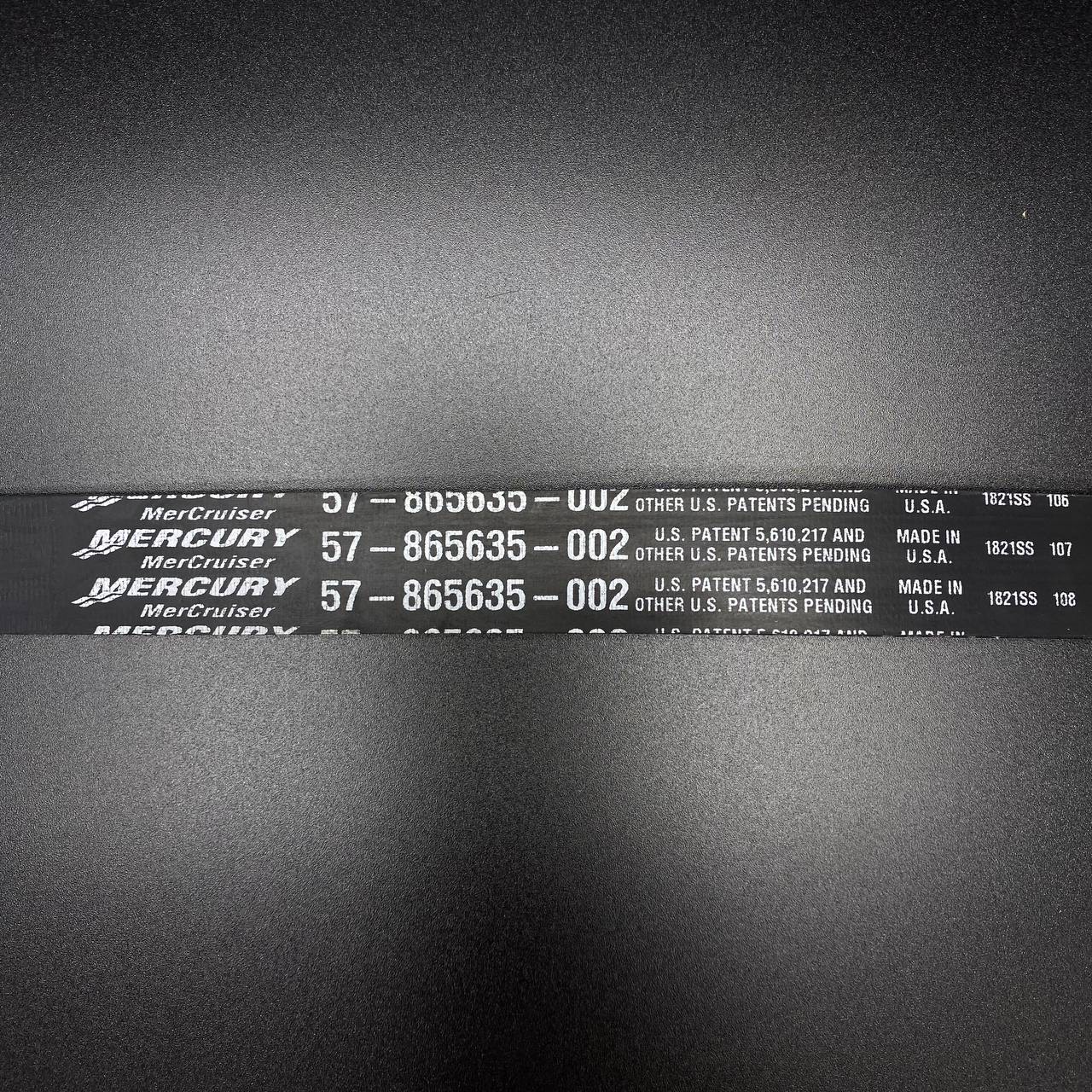 картинка Ремень обводной (поликлиновой) MERCRUISER 8.1L INBOARD (57-865635Q02) (Quicksilver)