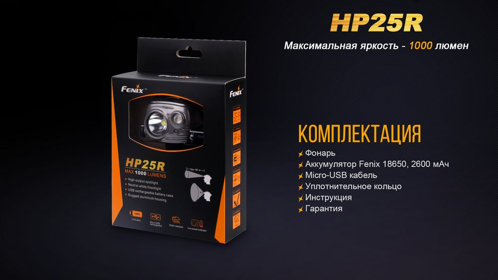 картинка Налобный фонарь Fenix HP25R