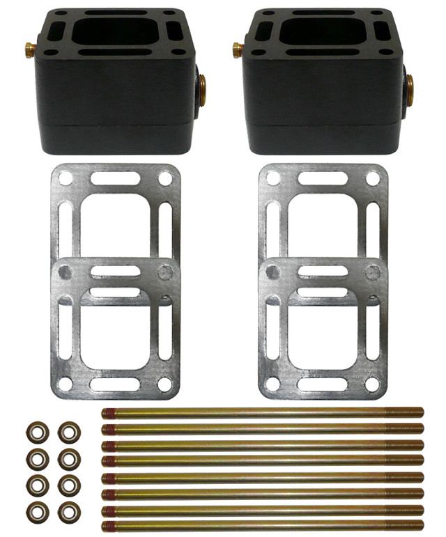 картинка Комплект проставки выхлопного коллектора 3" (76 мм) (Quicksilver)