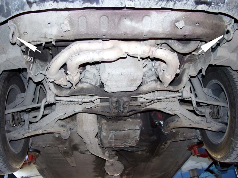 картинка Защита АКПП Subaru Outback (2009-2014-) (Алюминий 4 мм) 22.02ABC