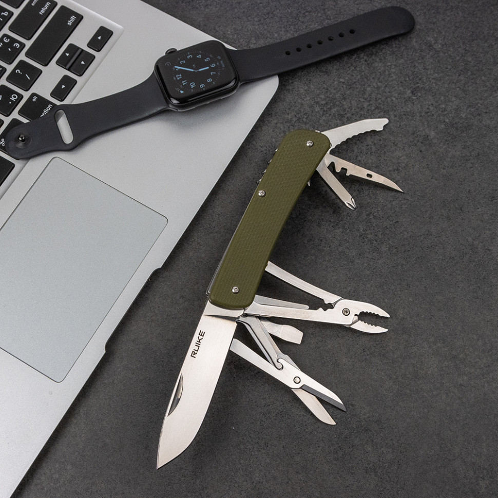 картинка Нож multi-functional Ruike L41-G зеленый