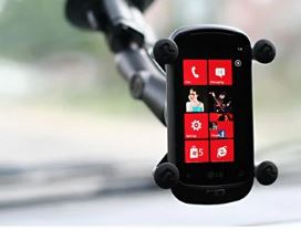 Крепление RAM® X-Grip®, муфта 95 мм, присоска, композит