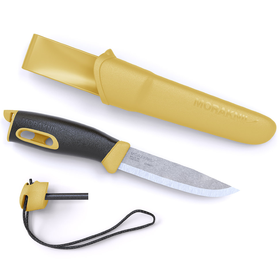 картинка Нож Morakniv Companion Spark Yellow, нержавеющая сталь, 13573