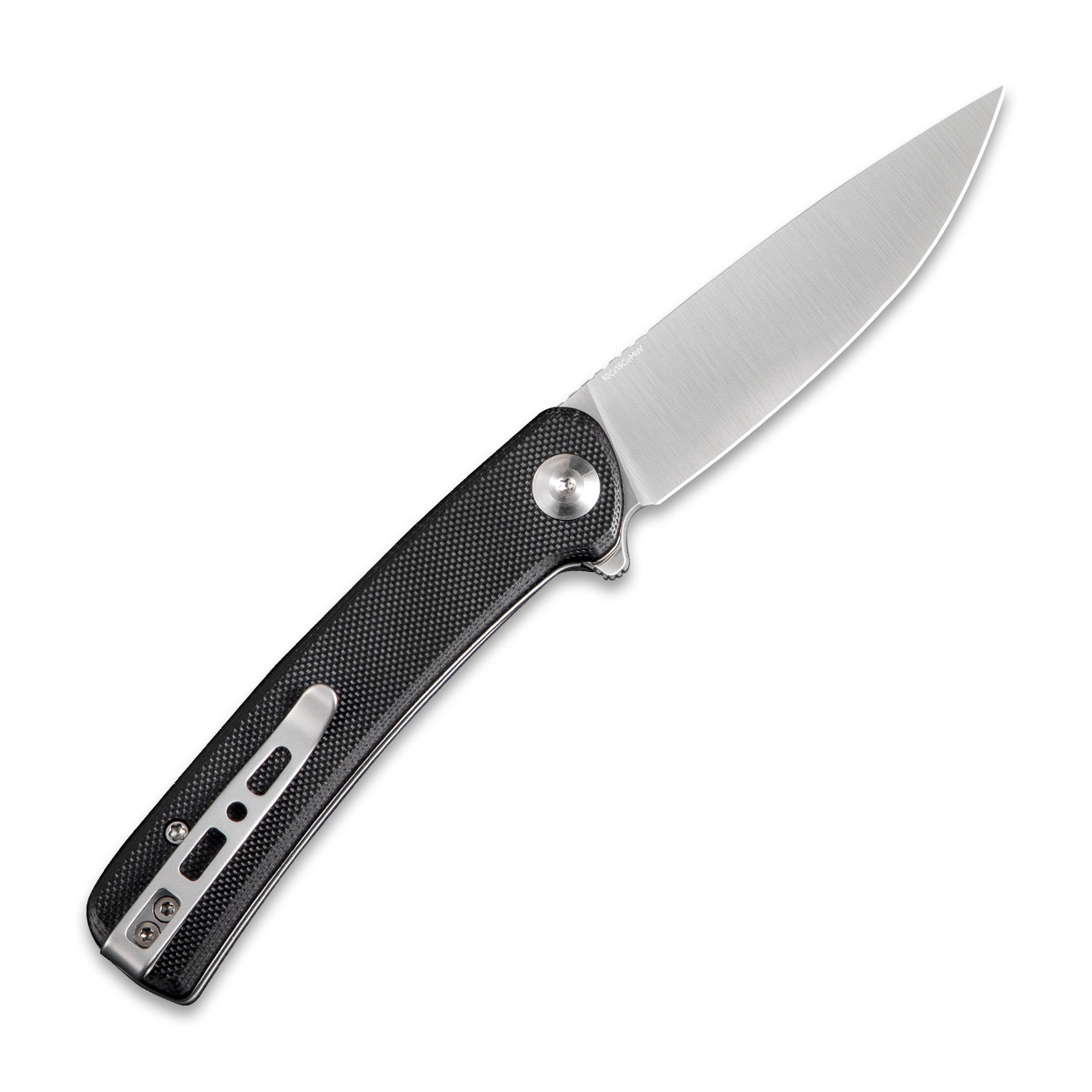 картинка Складной нож SENCUT Neches 10Cr15CoMoV Steel Satin Handle G10 Black