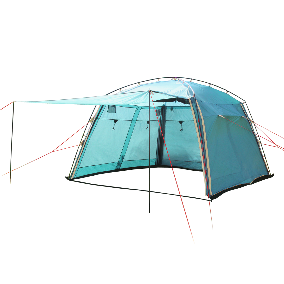 картинка Шатер-палатка BTrace Camp (Зеленый/бежевый)