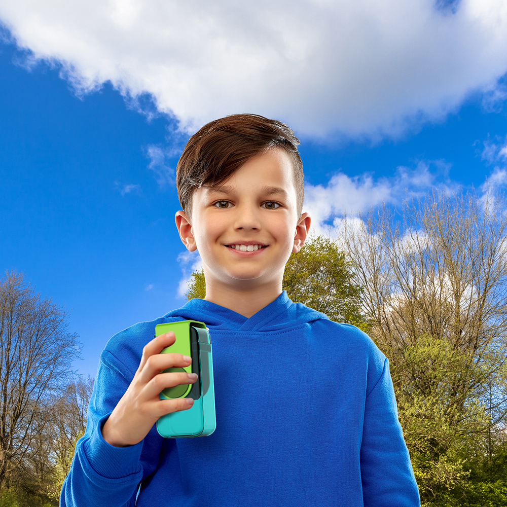 картинка Бутылка JUICY DRINK, 290 мл, бирюза/зеленый