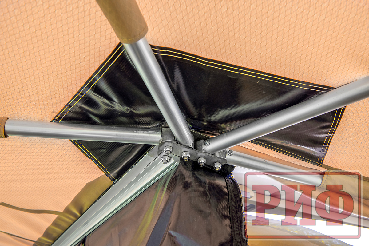 картинка Маркиза автомобильная РИФ веерная 2,5х2,5 м (левая)
