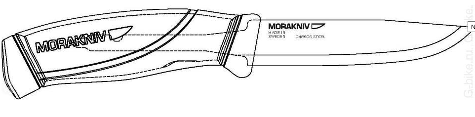 картинка Нож Morakniv Companion Desert, нержавеющая сталь, 13166