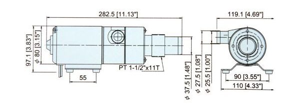 картинка Помпа туалета с мацератором, 24 В