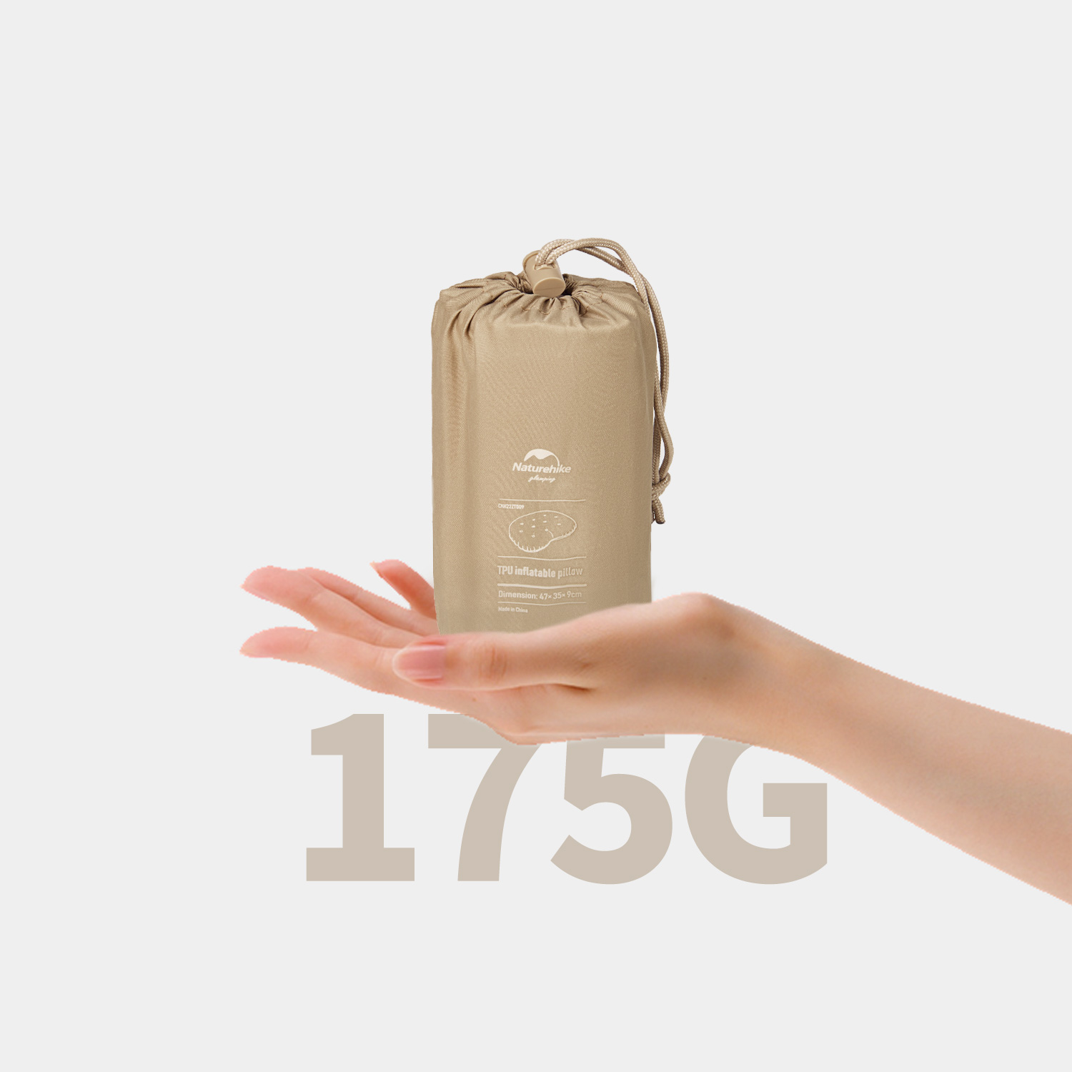 картинка Надувная подушка Naturehike CNH22ZT009 бежевый