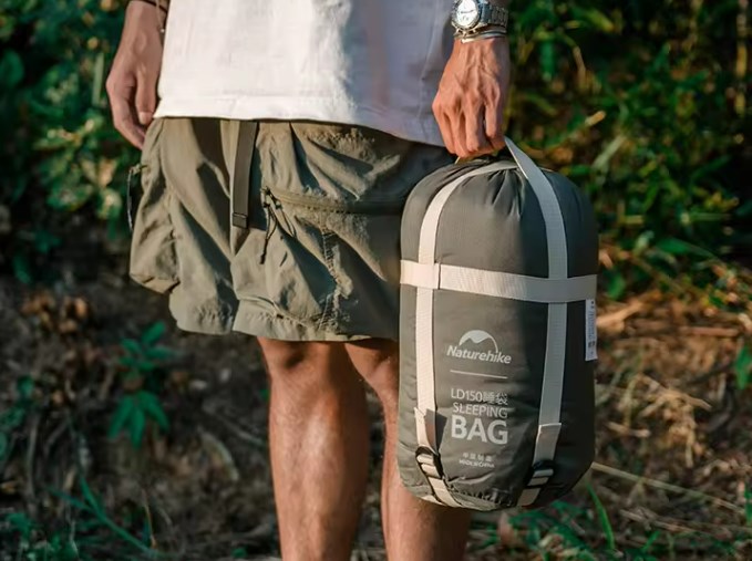 картинка Мешок спальный Naturehike Lingdong, 225х75см, (ТК: +7C), (правый), зеленый