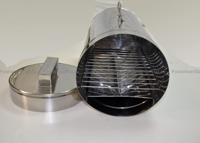 картинка Мини коптильня цилиндр PoshehonStar из нержавейки PS12 12л