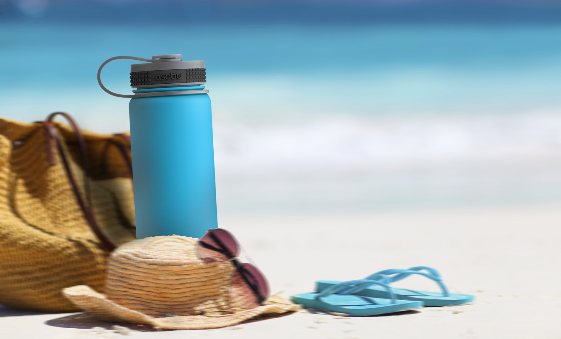 картинка Термос ALPINE, 530 мл, голубой