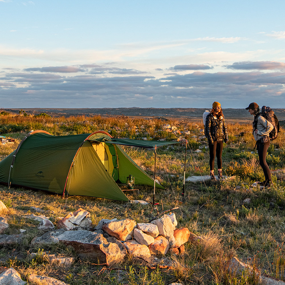 картинка Палатка 2-местная Naturehike Сloud Tunnel NH20ZP006, 20D , зеленый, 6927595761977
