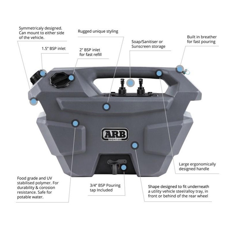 Портативная умывальная станция ARB Portable Water Tank