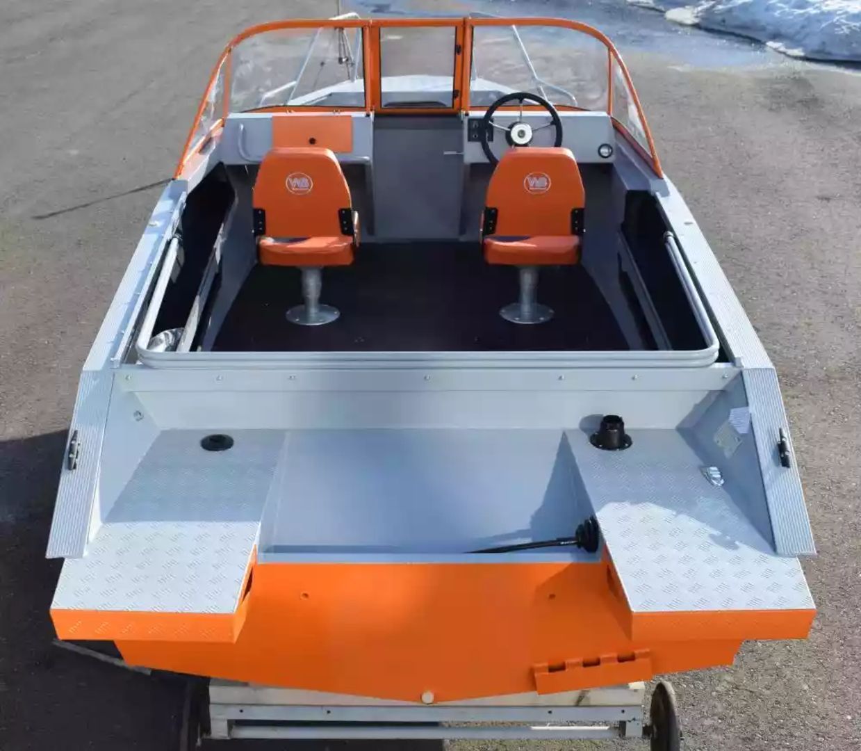 картинка Моторная лодка, Neman 500 DC NEW, зел./серая