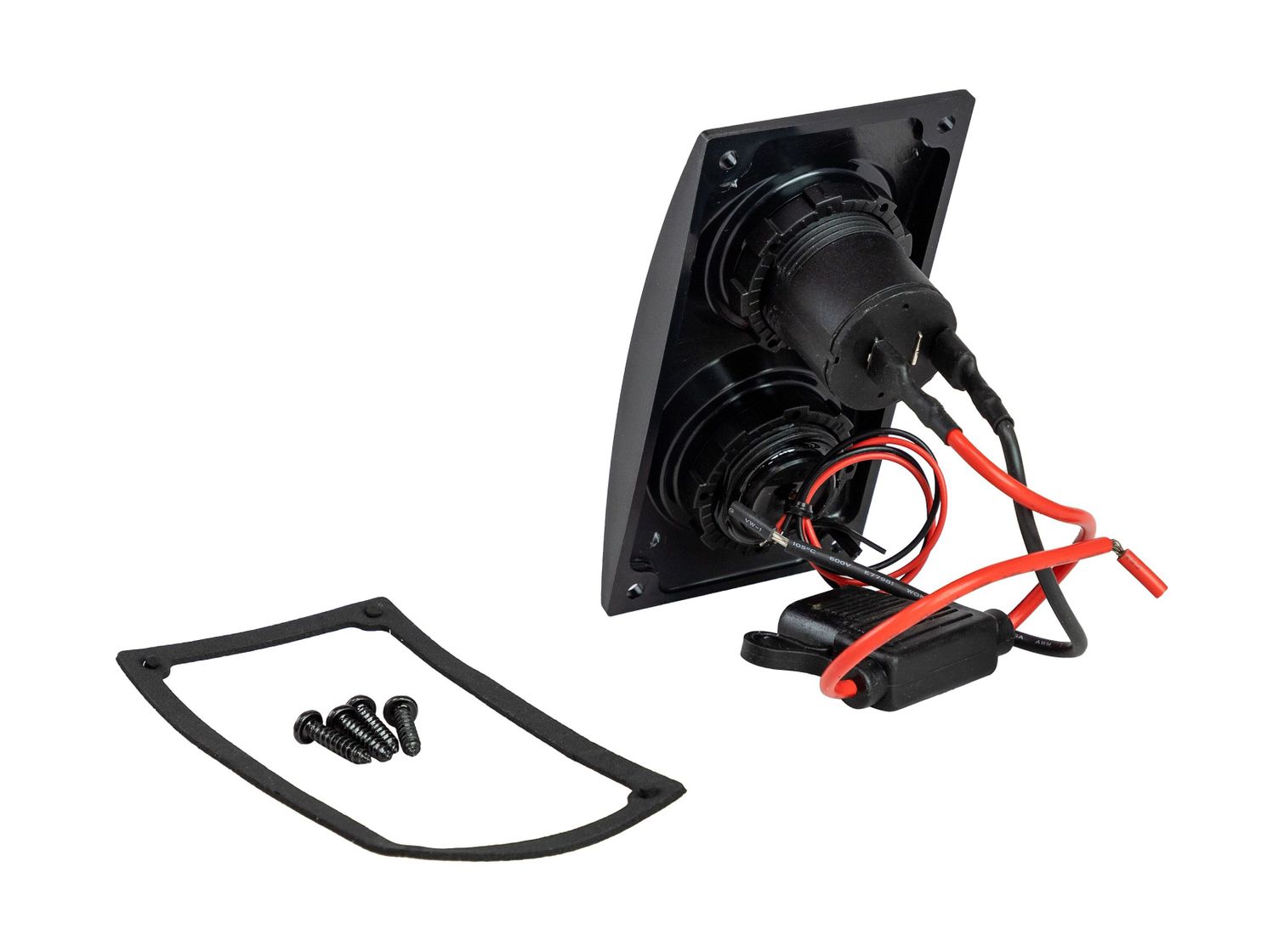 картинка Панель с вольтметром и прикуривателем