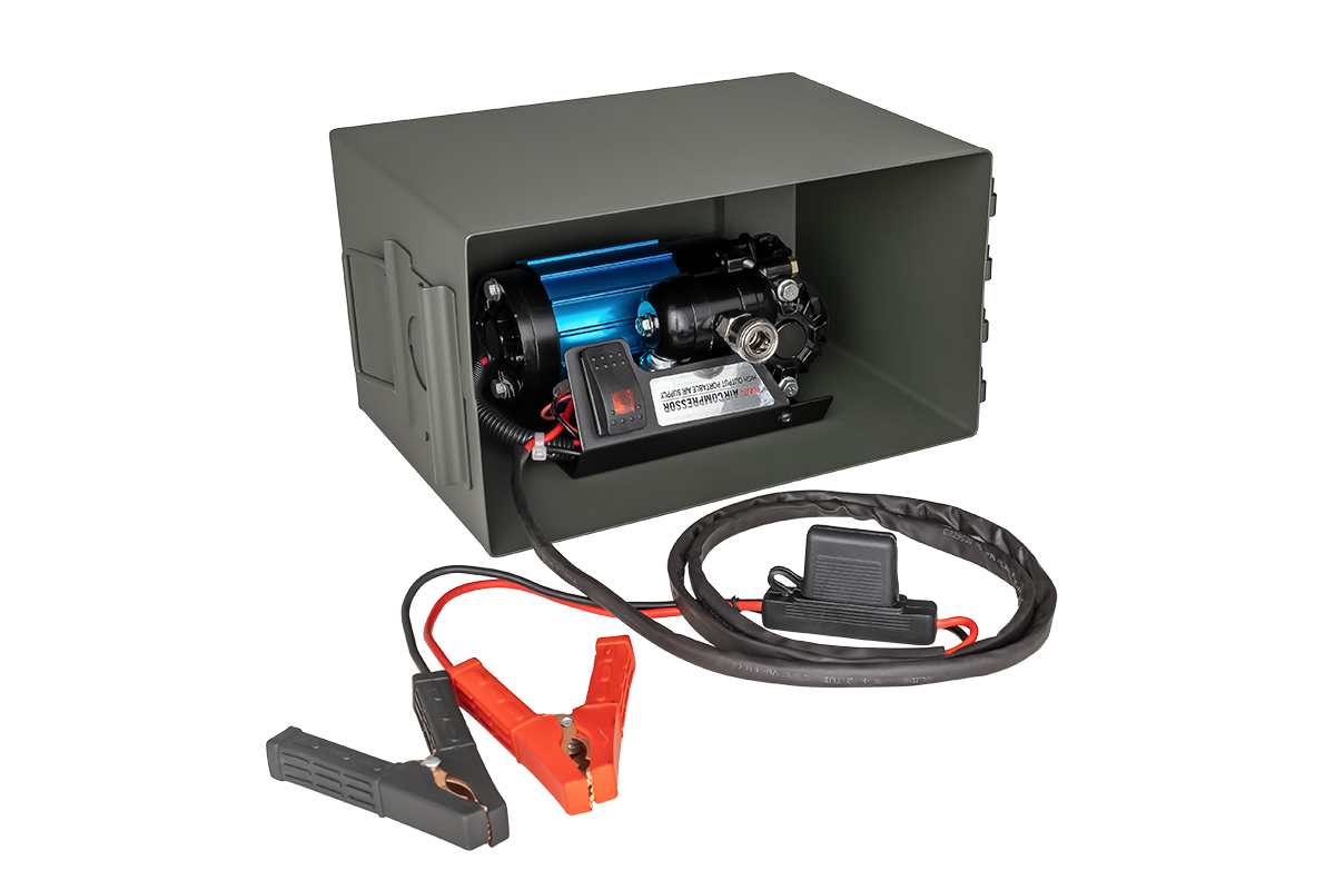 картинка Компрессор автомобильный переносной 12V YURUI 85 л/мин 10 атм