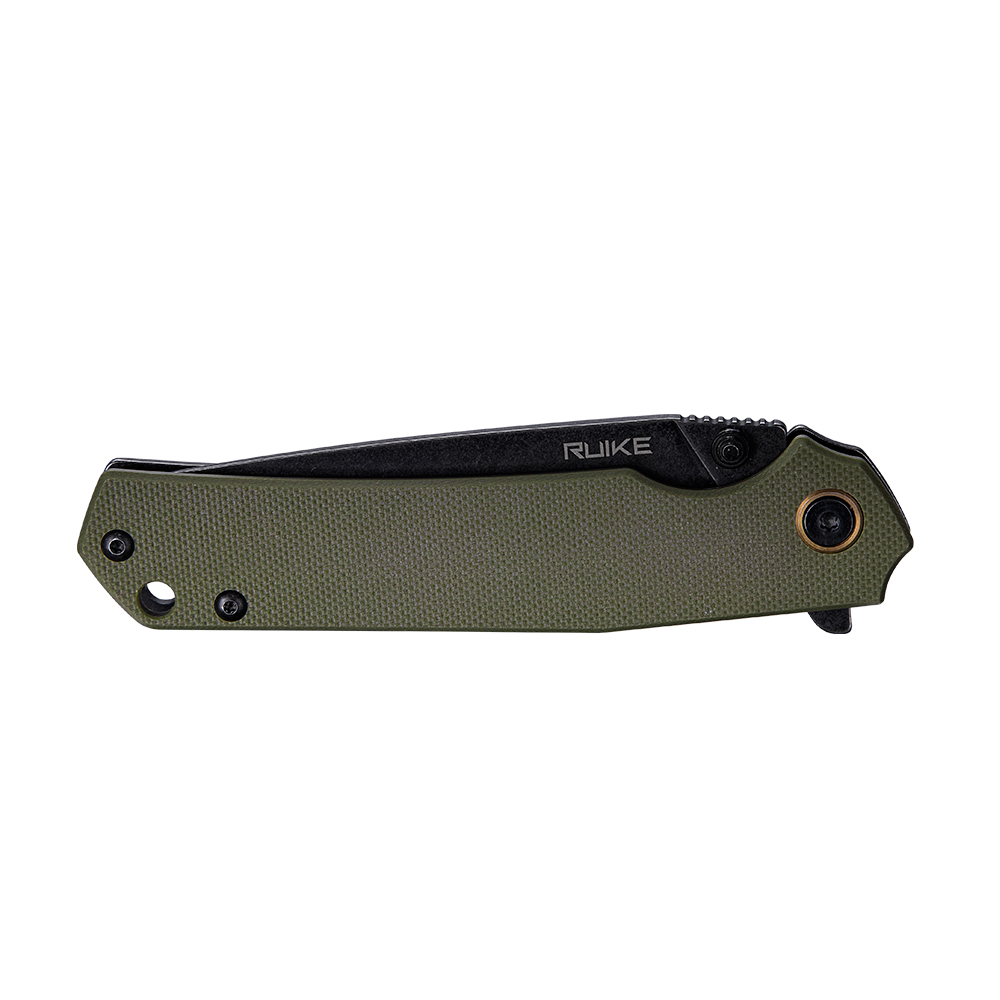 картинка Нож Ruike P801-G черно-зеленый