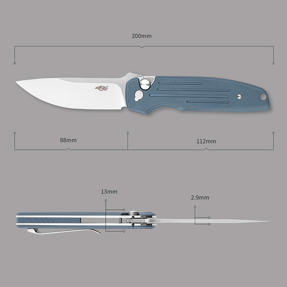 Нож складной Firebird FH926-GY серый