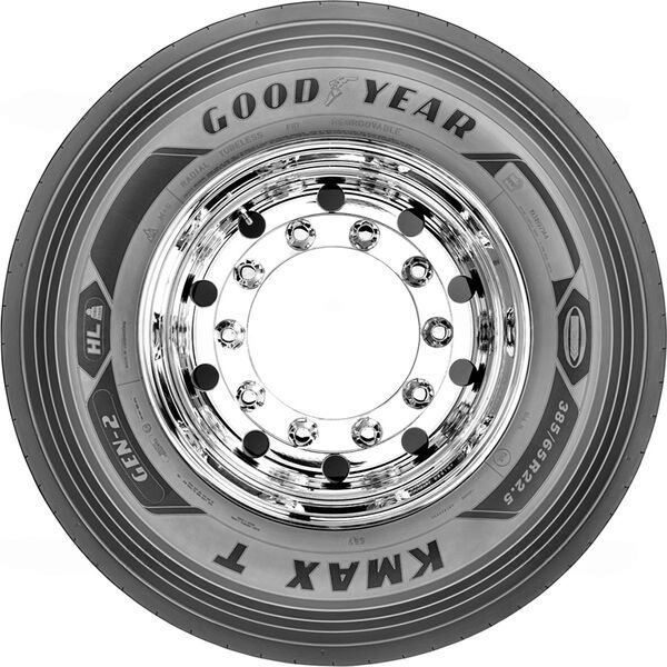картинка Шина GOODYEAR 385/65R22.5 KMAX T G2 HL 164K158L 3PSF