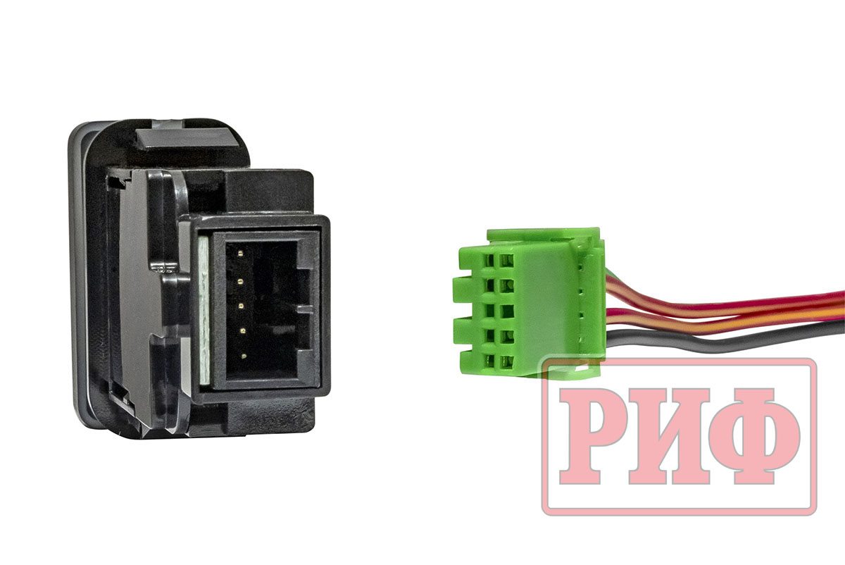 картинка Кнопка ВКЛ/ВЫКЛ, белый, FRONT DIFF LOCK TOYOTA 40x20