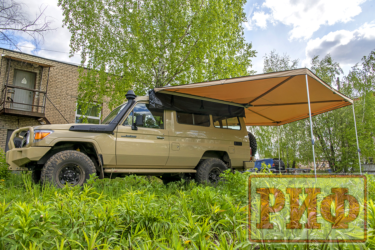 картинка Маркиза автомобильная РИФ веерная 2,5х2,5 м (левая)