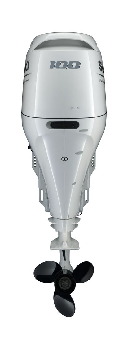 картинка Мотор лодочный Suzuki DF100BTX, белый
