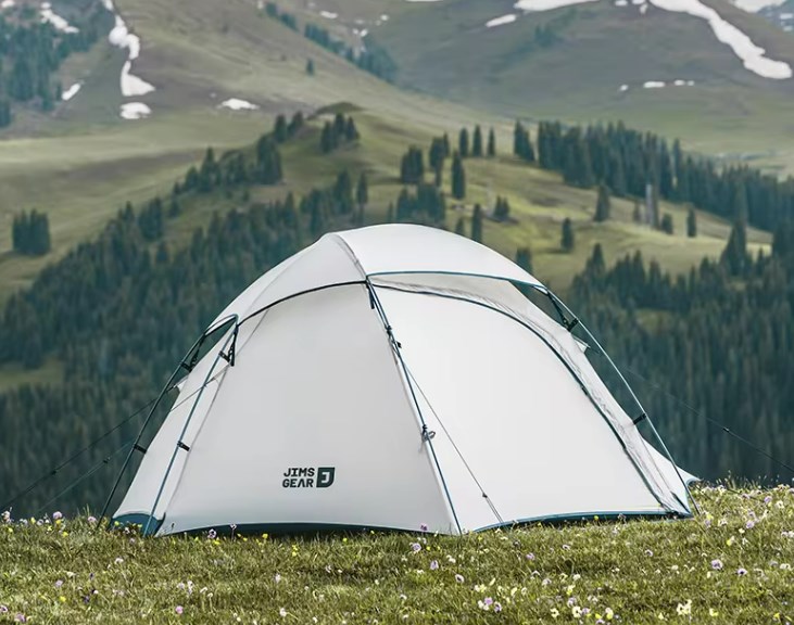 картинка Палатка Naturehike Jims Gear Si 2-местная, алюминиевый каркас, сверхлегкая, белая