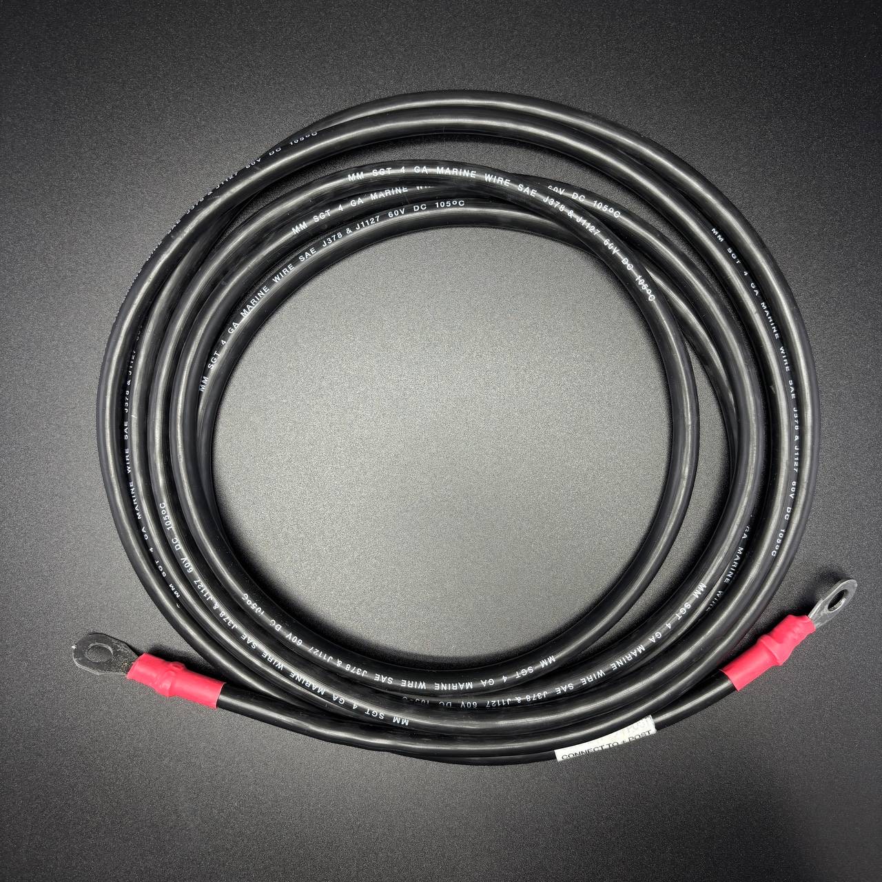 картинка Комплект аккумуляторных проводов 3,7метра (BATTERY CABLE KIT) (Quicksilver)