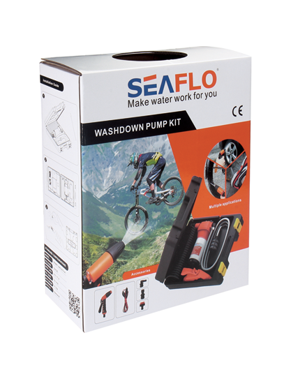 картинка Комплект помывочный переносной, 12 В, 17л/мин SeaFlo