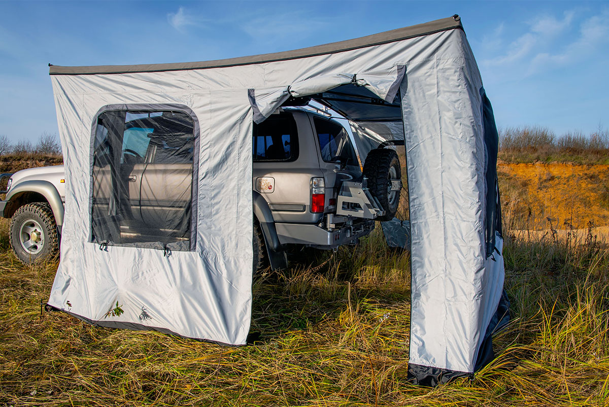 картинка Стенки к автомобильной веерной маркизе (тамбур) РИФ  2х2,3 м 