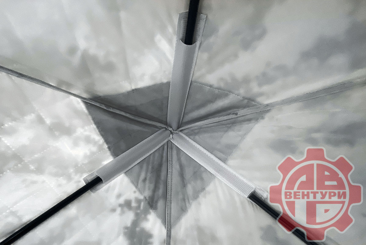 картинка Палатка зимняя Улов КУБ утепленная., пиксель-зима 200*200*210см.