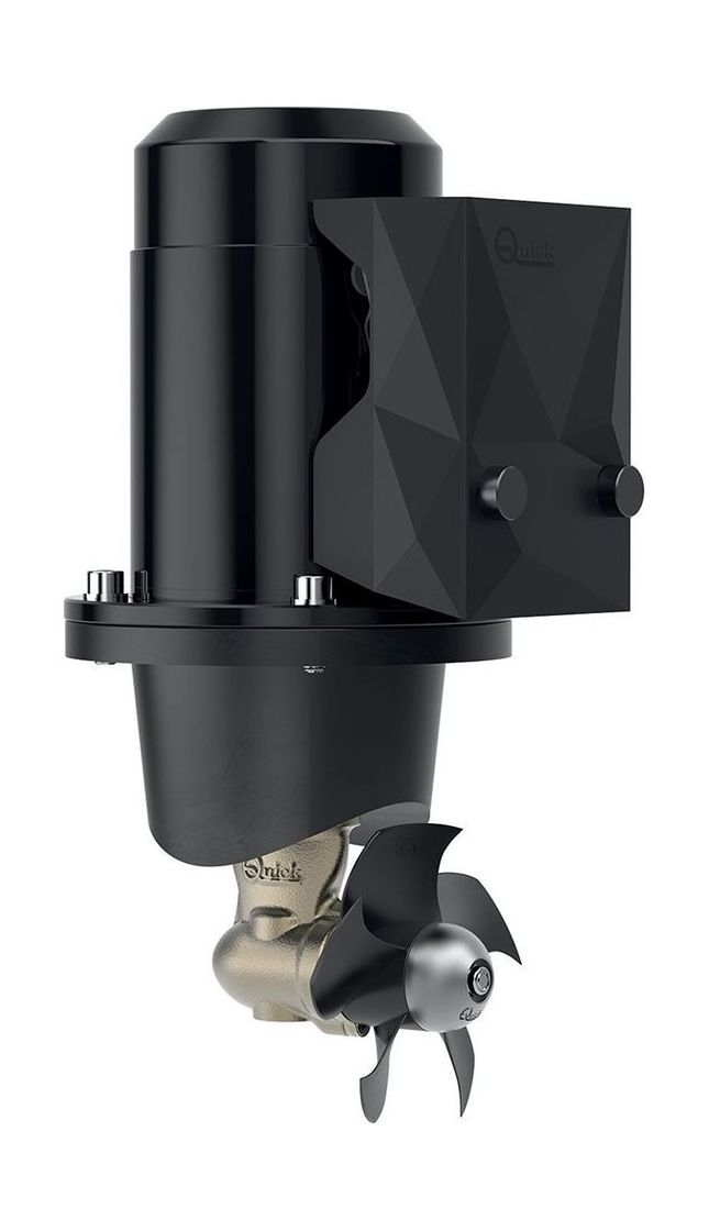 Подруливающее устройство Quick, D110mm, 25KGF, 12 В, (TCD2022 - TCDEX06 - NO TNL)
