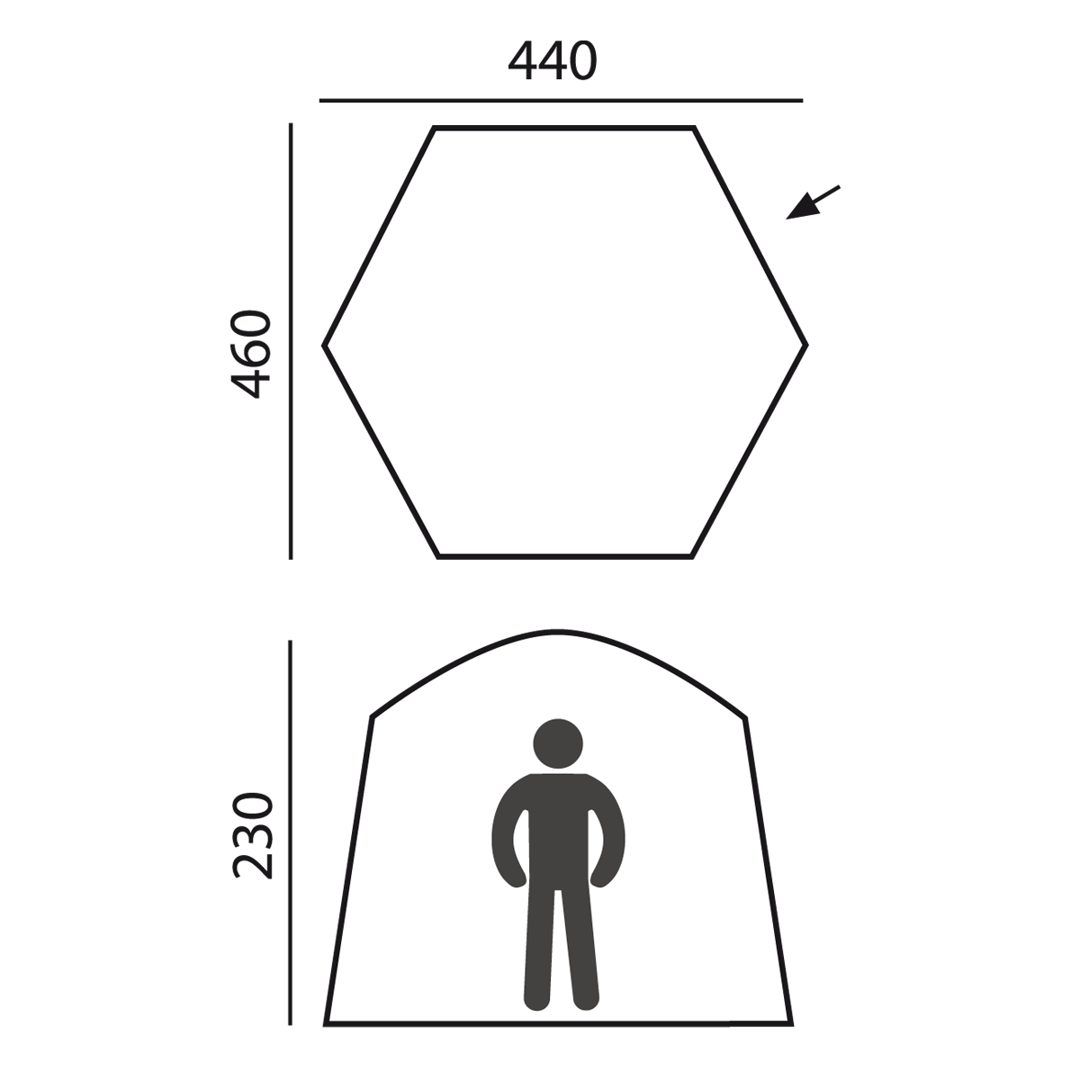 картинка Палатка-шатер BTrace Castle быстросборная (Зеленый)