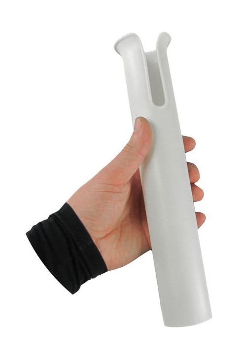 картинка Держатель спиннинга белый с кронштейнами в комплекте